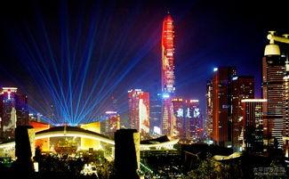 深圳灯光秀视频,璀璨夜空下的城市交响曲